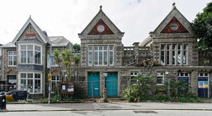 The Free Library and Art School in Morrab Road, completed 1893 (photo: Linda Camidge)
